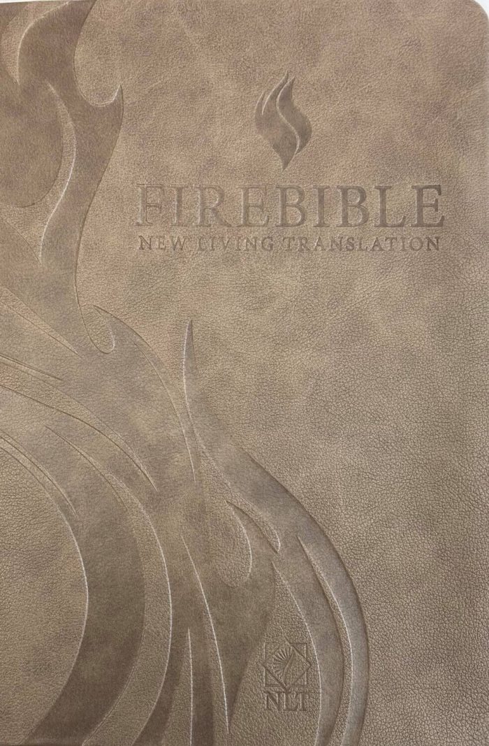 NLT Fire Bible Brownstone PU Cover